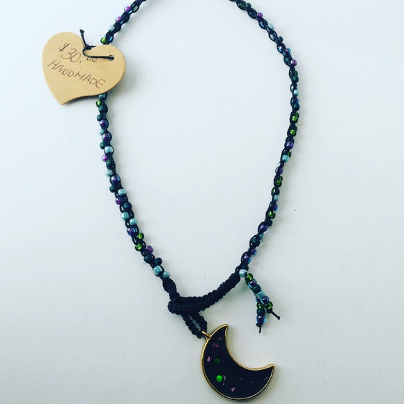 Handmade Moon Necklace - Picture 1 of 4